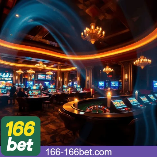 Imagem ilustrativa mostrando a plataforma 166BET com variedade de jogos online e provedores populares.