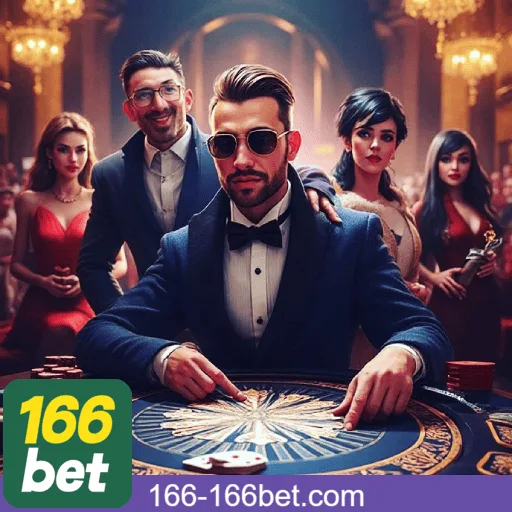 Imagem promovendo o canal oficial da 166BET no Telegram